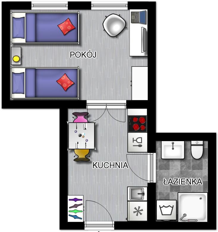 Apartament 100M Od Morza Sopot Dış mekan fotoğraf
